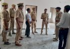 पुलिस अधीक्षक ने निर्माणाधीन फायर स्टेशन का किया निरीक्षण