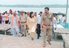 कावड़ यात्रा: रायबरेली: जिलाधिकारी व पुलिस अधीक्षक ने किया गोकना घाट का निरीक्षण, साफ सफाई का दिया निर्देश