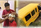 महराजगंज: स्कूली वाहन को तेज रफ्तार डंपर ने मारी जोरदार टक्कर, घायल छात्र को अस्पताल लेकर पहुंचे रणविजय सिंह प्रधान प्रतिनिधि