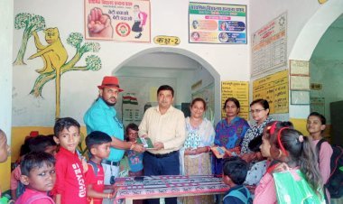 भारतीय पत्रकार महासभा के जिला अध्यक्ष एसके सोनी ने शिक्षकों को किया सम्मानित