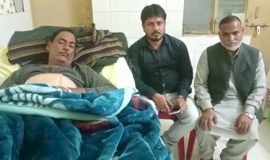 चौहान गुट अध्यक्ष जीसी सिंह चौहान की स्कार्पियों को ट्रक ने पीछे से ठोका, घायल अवस्था में की प्रेस कॉन्फ्रेंस, वाहन व चालक गिरफ्तार, मुकदमा दर्ज