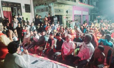 नगर निकाय चुनाव: पैगम्बर नगर में नुक्कड़ सभा का आयोजन, भाजपा प्रत्याशी सरला साहू व प्रभात साहू को मिला भारी समर्थन • लगातार सभी नुक्कड़ सभा में उमड़ रहा जन सैलाब, विपक्षियों की हालत खराब: प्रभात साहू