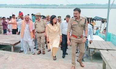 कावड़ यात्रा: रायबरेली: जिलाधिकारी व पुलिस अधीक्षक ने किया गोकना घाट का निरीक्षण, साफ सफाई का दिया निर्देश