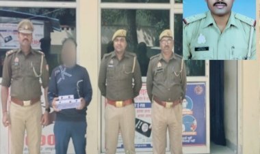 Crime news: तेजतर्रार एसआई दिनेश गोस्वामी ने टप्पेबाज युवक को गिरफ्तार कर भेजा जेल