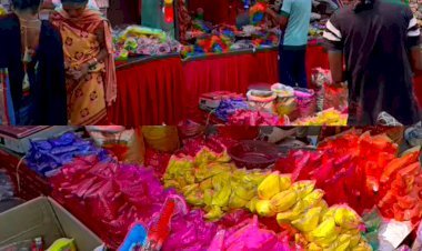होली पर रायबरेली के बाजारों में दिखी रौनक, चप्पे-चप्पे पर तैनात हुए सुरक्षाकर्मी