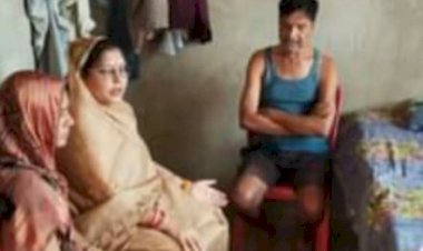 पत्रकार के घर पहुंच कर जताया शोक संवेदना, मार्ग दुर्घटना में हुई थी मृत्यु
