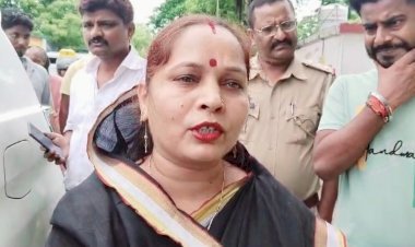 जिला पंचायत अध्यक्ष धरना पर बैठी, लगाए कई गंभीर आरोप