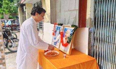 महापुरुषों के आदर्शों और सिद्धांतों को जीवन में अपनाने का प्रयास करना चाहिए: प्रभात साहू