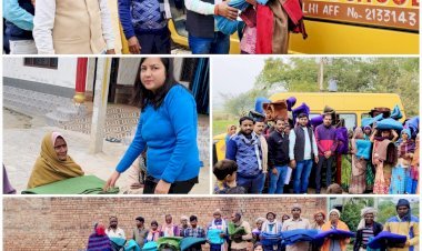 गुरुकुल ग्रुप ऑफ़ इंस्टिट्यूशन की तरफ से कम्बलों का वितरण, जरूरतमंदों को मिली राहत, लगातार होगा वितरण: रणविजय सिंह