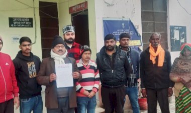 प्रधान प्रतिनिधि ने उपजिलाधिकारी को सौंपा ज्ञापन, बंजर भूमि को सुरक्षित कराने की मांग