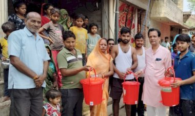 नगर को स्वच्छ बनाए रखना मेरी पहली प्राथमिकता, लगातार डस्टबिन बांटने का सिलसिला जारी: प्रभात साहू