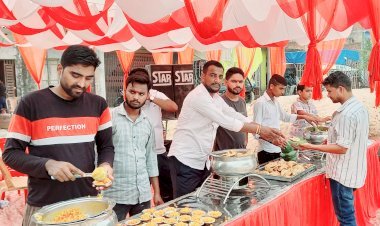 विशाल भंडारा का किया गया आयोजन