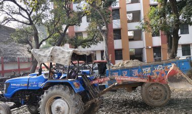 अवैध खनन पर नहीं लग रही रोक, नायब तहसीलदार के हस्तक्षेप के बाद हुई कार्यवाही