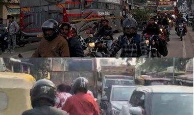 महराजगंज कस्बा में जाम से नहीं मिल रही राहत, बढ़ी परेशानी